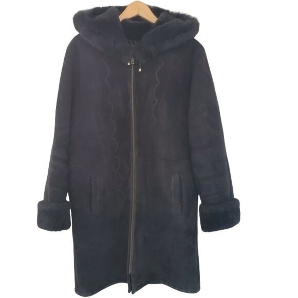 Vintage 60s/70s Italian made Deer skin Jacket with Hood - Picture 1 of 16